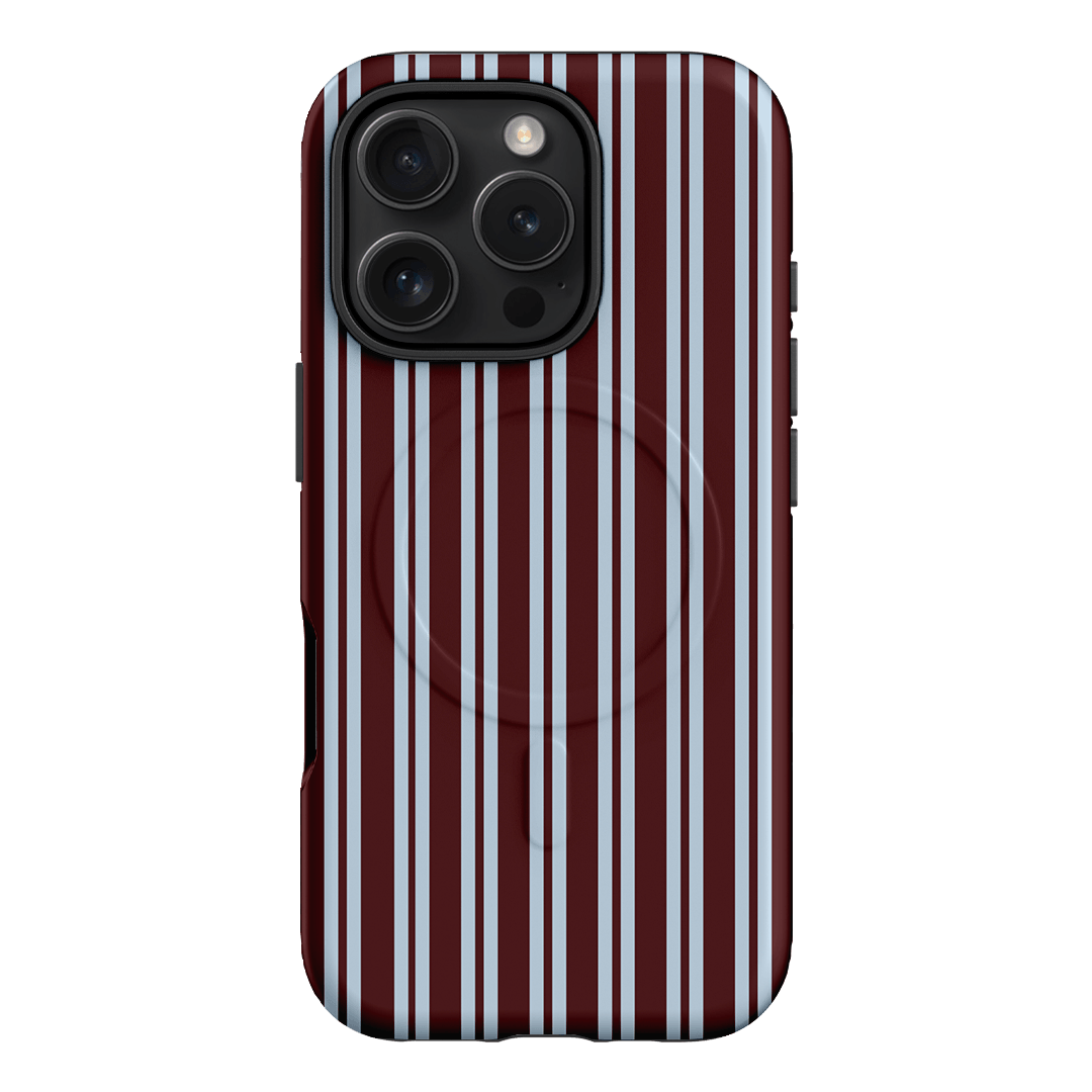 Varsity Stripes Printed Phone Cases iPhone 16 Pro / Armoured MagSafe by The Dairy - The Dairy