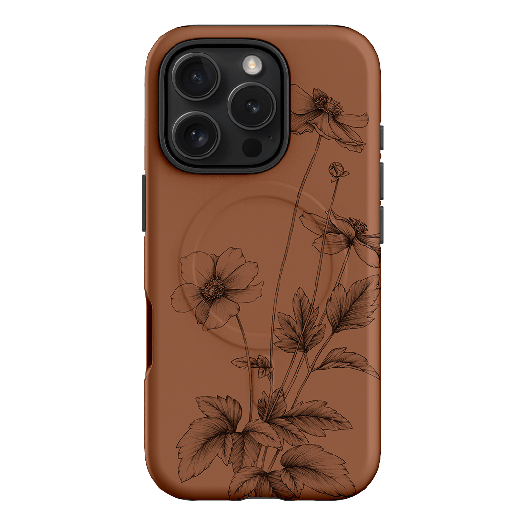 Windflowers Study Printed Phone Cases iPhone 16 Pro / Armoured MagSafe by Typoflora - The Dairy