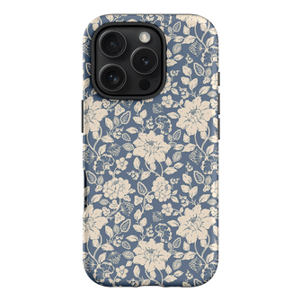 Blue Garden Printed Phone Cases iPhone 16 Pro / Armoured by Kasiags Art - The Dairy