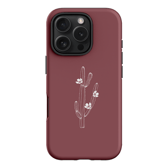 Cactus Flower Printed Phone Cases iPhone 16 Pro / Armoured by Typoflora - The Dairy
