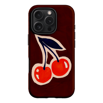 Cherries Printed Phone Cases iPhone 16 Pro / Armoured by Studio Bon - The Dairy