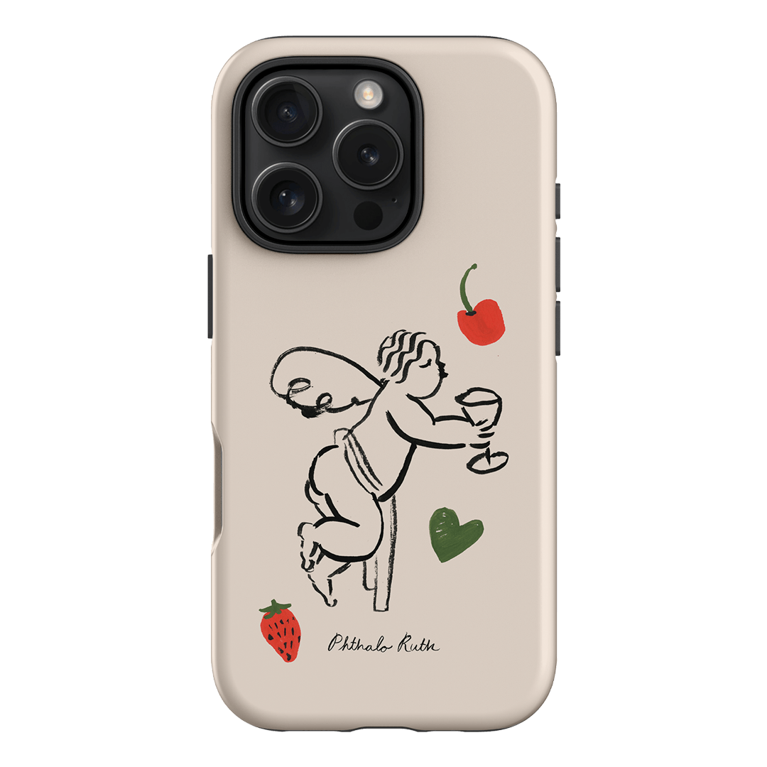 Cherub Printed Phone Cases iPhone 16 Pro / Armoured by Phthalo Ruth - The Dairy