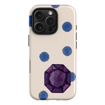 February Amethyst Printed Phone Cases iPhone 16 Pro / Armoured by Joiana - The Dairy