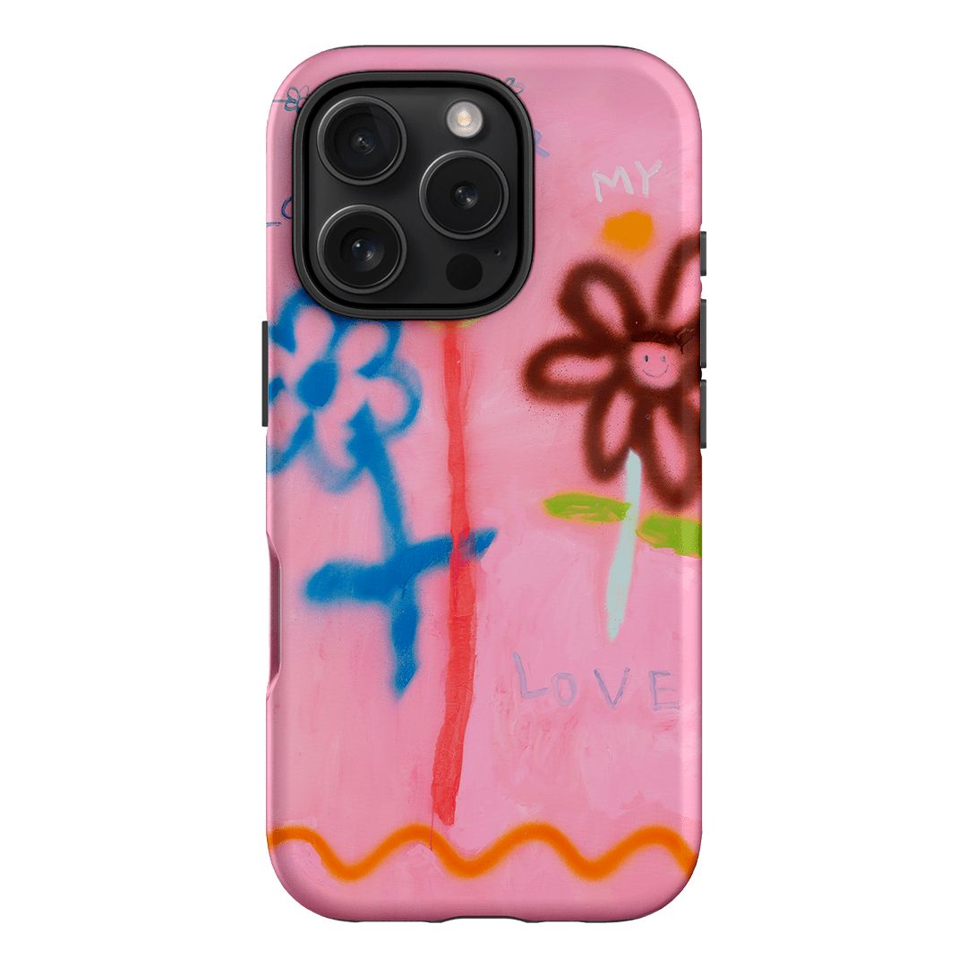 Flowers Printed Phone Cases iPhone 16 Pro / Armoured by Kate Eliza - The Dairy