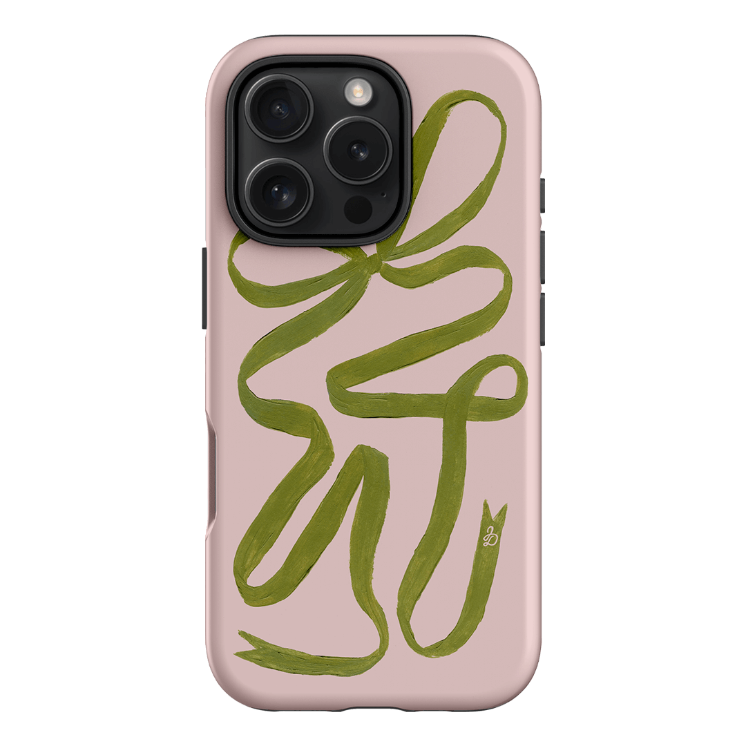 Garden Ribbon Printed Phone Cases iPhone 16 Pro / Armoured by Jasmine Dowling - The Dairy