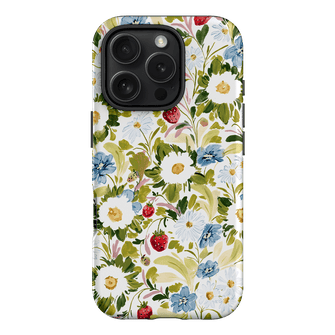 Garden Strawberries Printed Phone Cases iPhone 16 Pro / Armoured by Ellie Mae - The Dairy