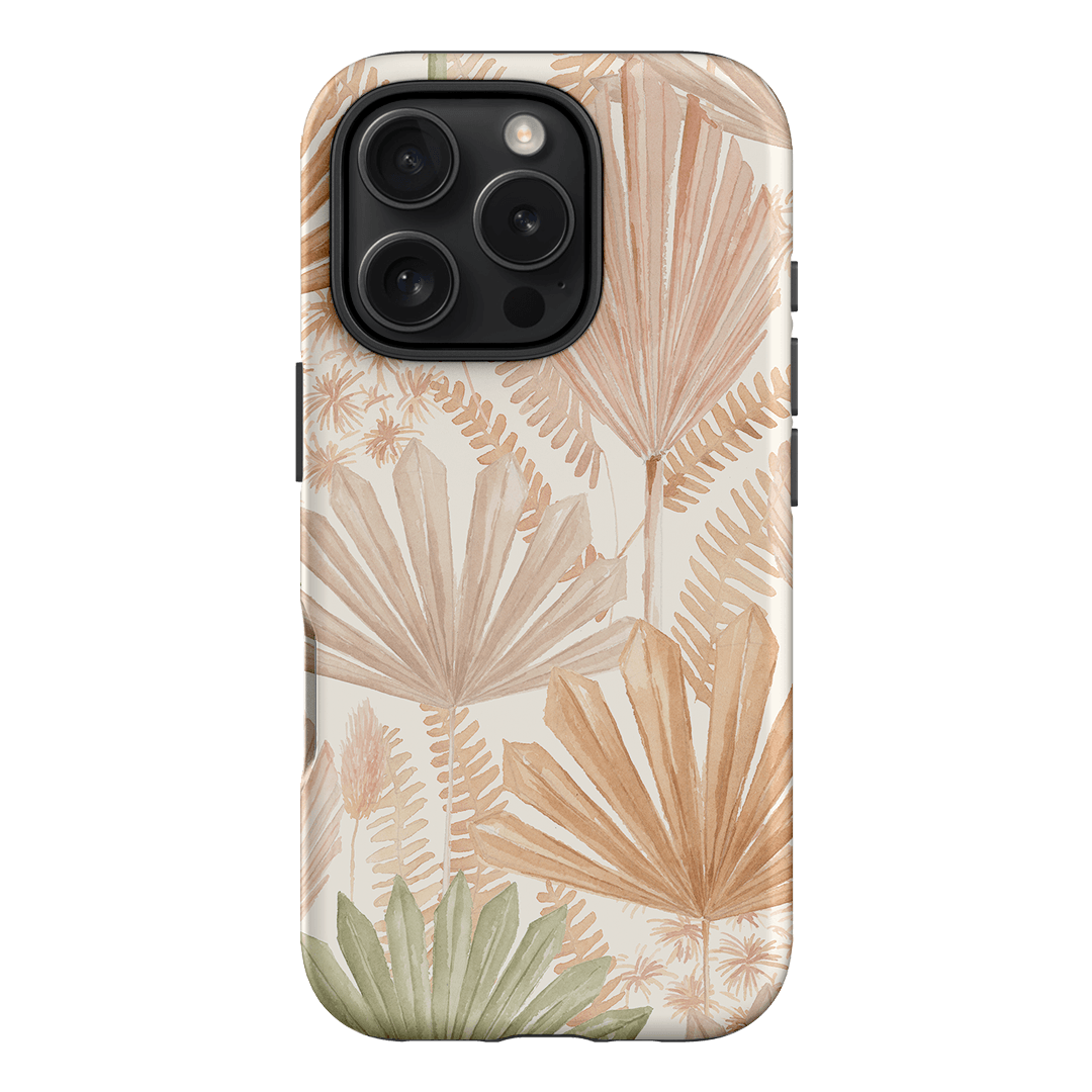 Golden Palm Printed Phone Cases iPhone 16 Pro / Armoured by Cass Deller - The Dairy