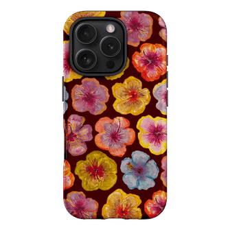 Hibiscus Holiday Rouge Printed Phone Cases iPhone 16 Pro / Armoured by BG. Studio - The Dairy