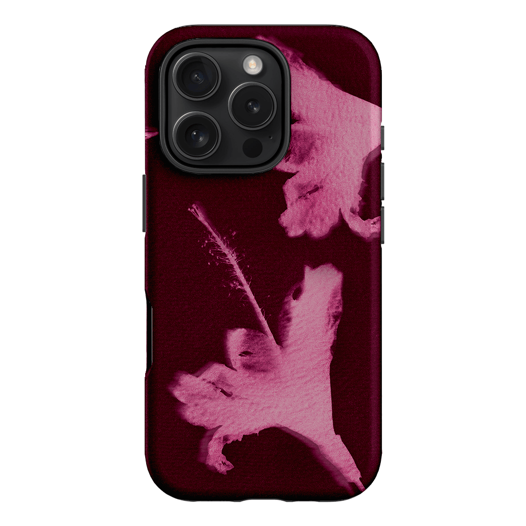 Hibiscus Glow Printed Phone Cases iPhone 16 Pro / Armoured by Sally Hungerford - The Dairy