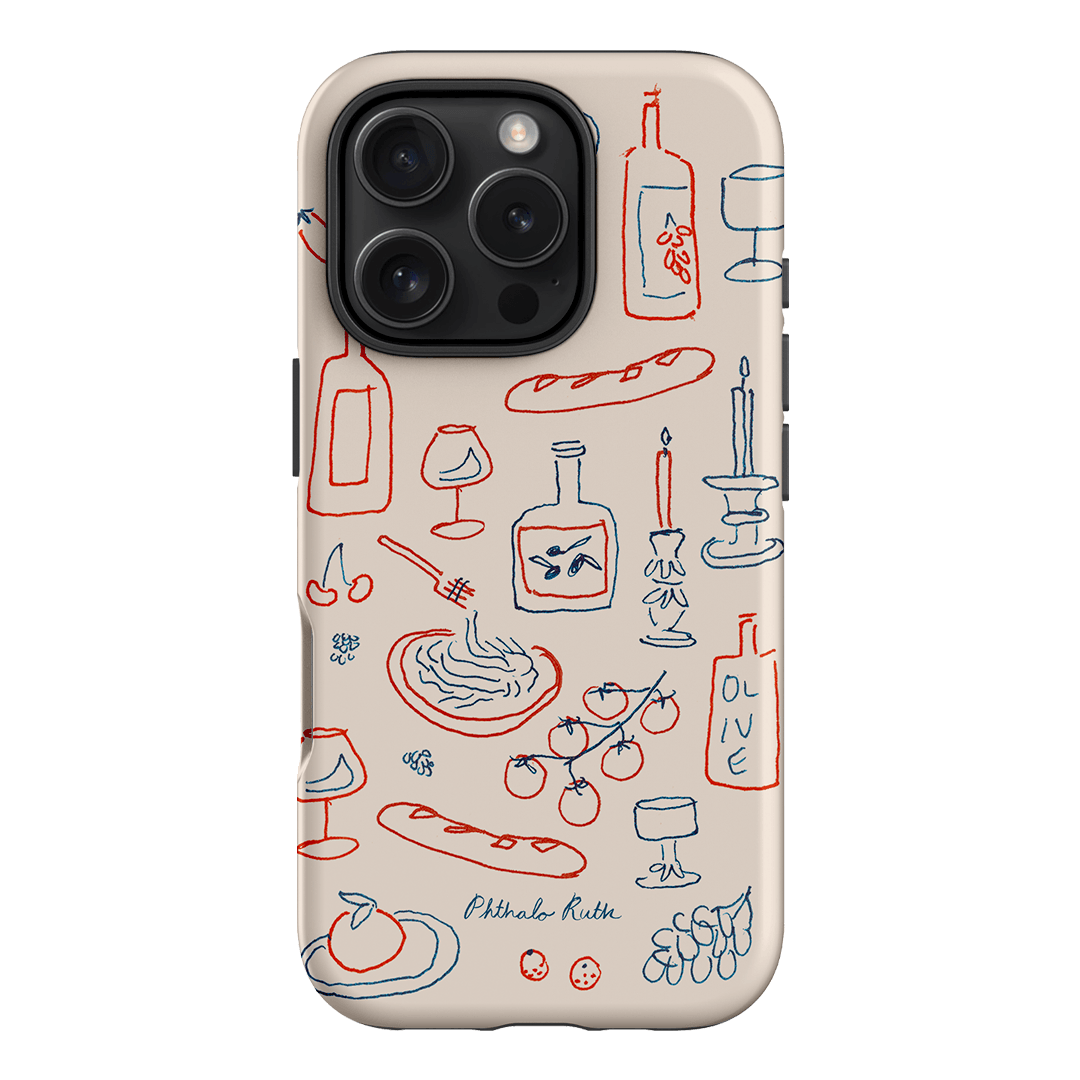 Italian Fare Printed Phone Cases iPhone 16 Pro / Armoured by Phthalo Ruth - The Dairy