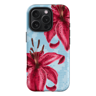 Lillies Printed Phone Cases iPhone 16 Pro / Armoured by Sally Hungerford - The Dairy