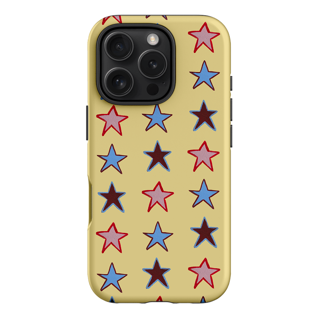 Lucky Stars Butter Printed Phone Cases iPhone 16 Pro / Armoured by BG. Studio - The Dairy