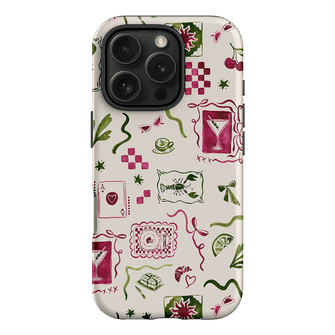 Martini Gal Printed Phone Cases iPhone 16 Pro / Armoured by Charlie Taylor - The Dairy
