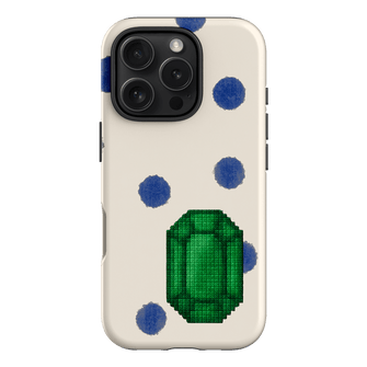 May Emerald Printed Phone Cases iPhone 16 Pro / Armoured by Joiana - The Dairy