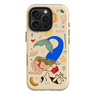 Mermaid Salad Cream Printed Phone Cases iPhone 16 Pro / Armoured by Easty Beasty - The Dairy