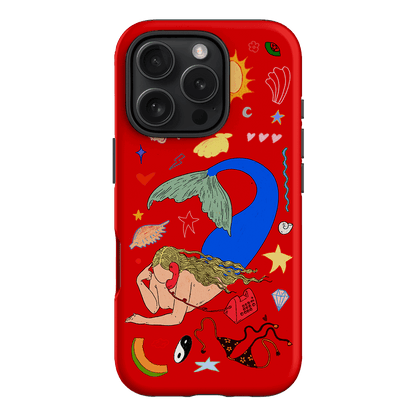 Mermaid Salad Scarlet Printed Phone Cases iPhone 16 Pro / Armoured by Easty Beasty - The Dairy
