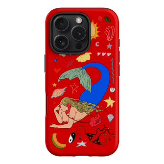 Mermaid Salad Scarlet Printed Phone Cases iPhone 16 Pro / Armoured by Easty Beasty - The Dairy