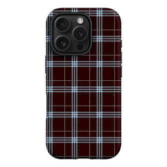 Mocha Plaid Printed Phone Cases iPhone 16 Pro / Armoured by The Dairy - The Dairy