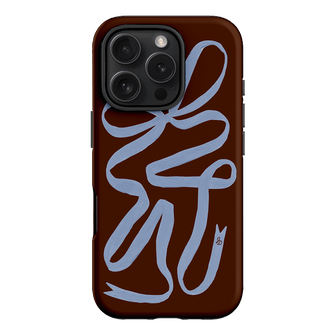 Mocha Ribbon Printed Phone Cases iPhone 16 Pro / Armoured by Jasmine Dowling - The Dairy