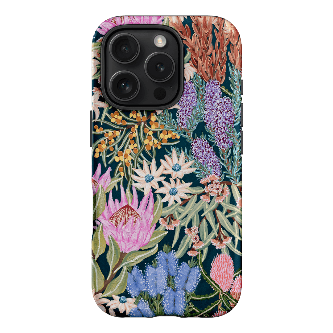Moonlit Floral Printed Phone Cases iPhone 16 Pro / Armoured by Amy Gibbs - The Dairy