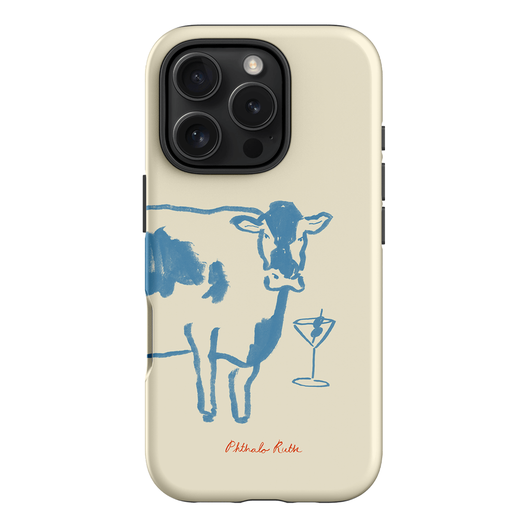 Mootini Blue Printed Phone Cases by Phthalo Ruth - The Dairy