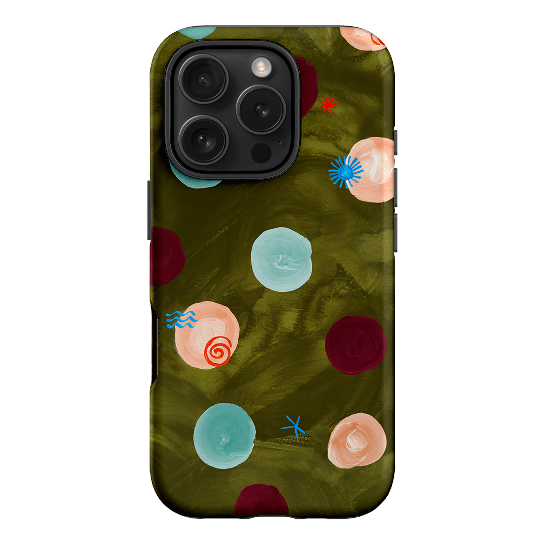 Olive Spot Printed Phone Cases iPhone 16 Pro / Armoured by Charlie Taylor - The Dairy