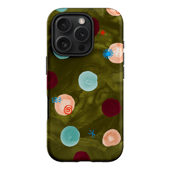 Olive Spot Printed Phone Cases iPhone 16 Pro / Armoured by Charlie Taylor - The Dairy