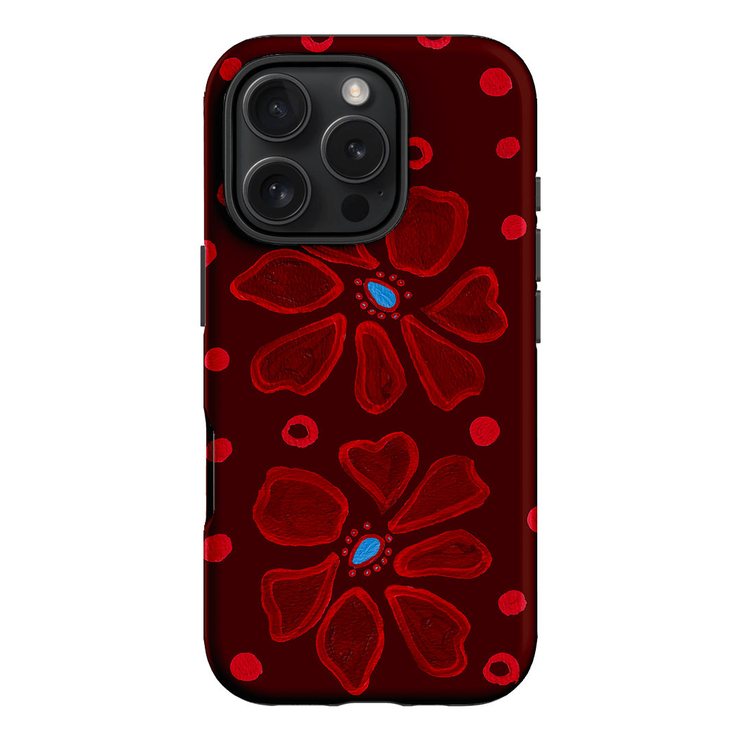 Painted Petal Rouge Printed Phone Cases iPhone 16 Pro / Armoured by BG. Studio - The Dairy