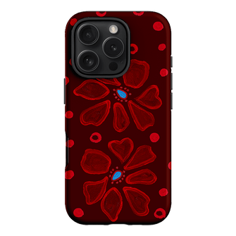Painted Petal Rouge Printed Phone Cases iPhone 16 Pro / Armoured by BG. Studio - The Dairy