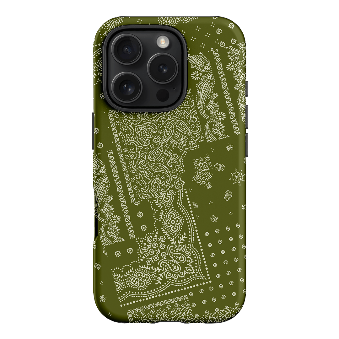 Paisley Fern Printed Phone Cases iPhone 16 Pro / Armoured by The Dairy - The Dairy