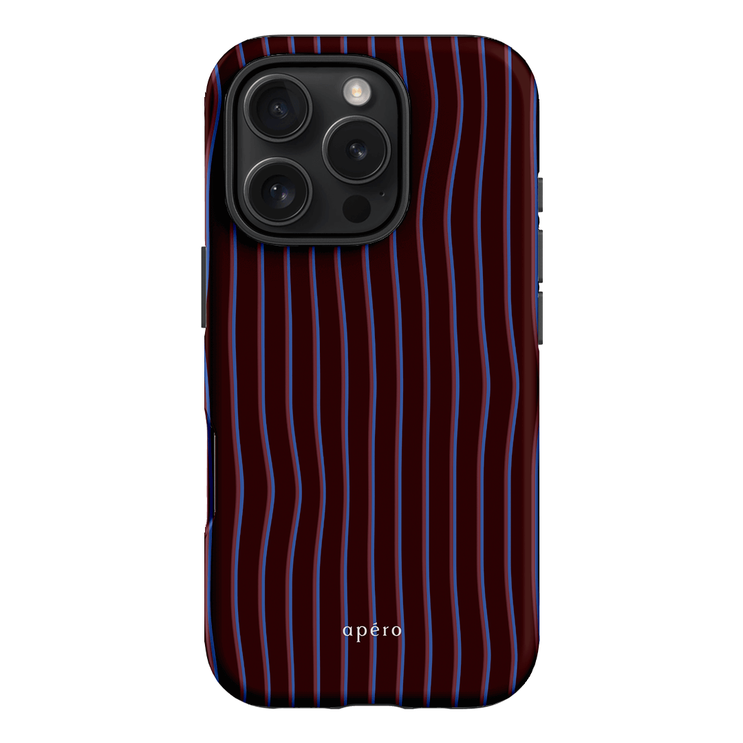 Panama Burgundy Printed Phone Cases iPhone 16 Pro / Armoured by Apero - The Dairy
