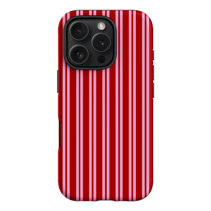 Punch Stripes Printed Phone Cases iPhone 16 Pro / Armoured by The Dairy - The Dairy