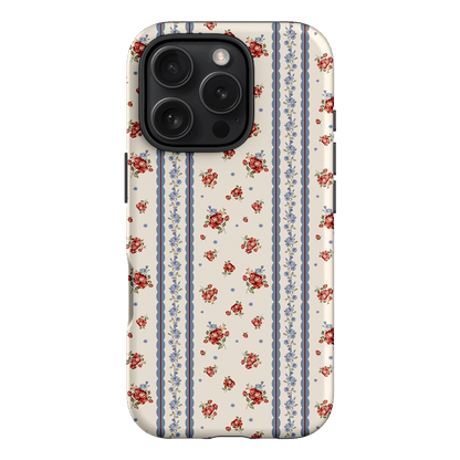 Rose Stripe Printed Phone Cases iPhone 16 Pro / Armoured by Kasiags Art - The Dairy