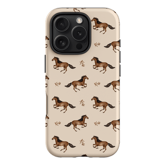 Running Horse Printed Phone Cases iPhone 16 Pro / Armoured by Kasiags Art - The Dairy