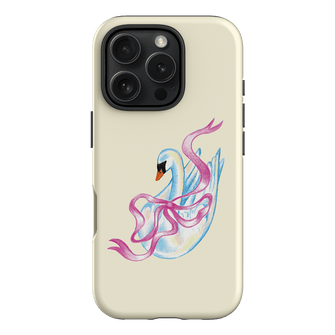 Satin Swan Printed Phone Cases iPhone 16 Pro / Armoured by Femke Studio - The Dairy