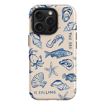 Sea Call Printed Phone Cases iPhone 16 Pro / Armoured by Cass Deller - The Dairy