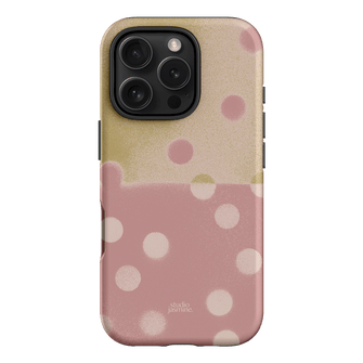Strawberry Polka Dot Printed Phone Cases iPhone 16 Pro / Armoured by Jasmine Dowling - The Dairy