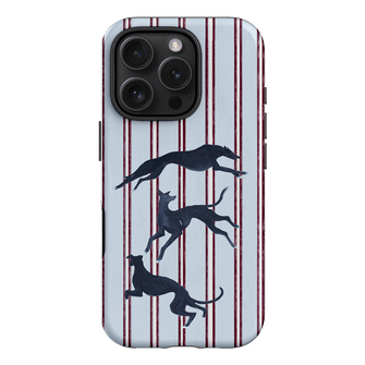 Stripey Hounds Printed Phone Cases iPhone 16 Pro / Armoured by Lisa Hu - The Dairy