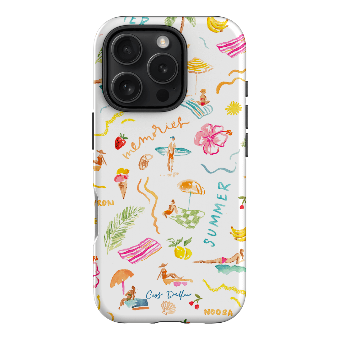 Summer Memories Printed Phone Cases iPhone 16 Pro / Armoured by Cass Deller - The Dairy