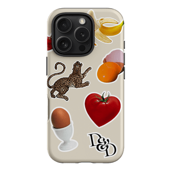 Sunday Stickers Cream Printed Phone Cases iPhone 16 Pro / Armoured by Desmond & Dempsey - The Dairy