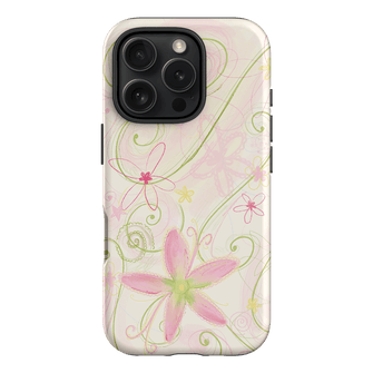 Swirl Pink Printed Phone Cases iPhone 16 Pro / Armoured by Kayla Carr - The Dairy