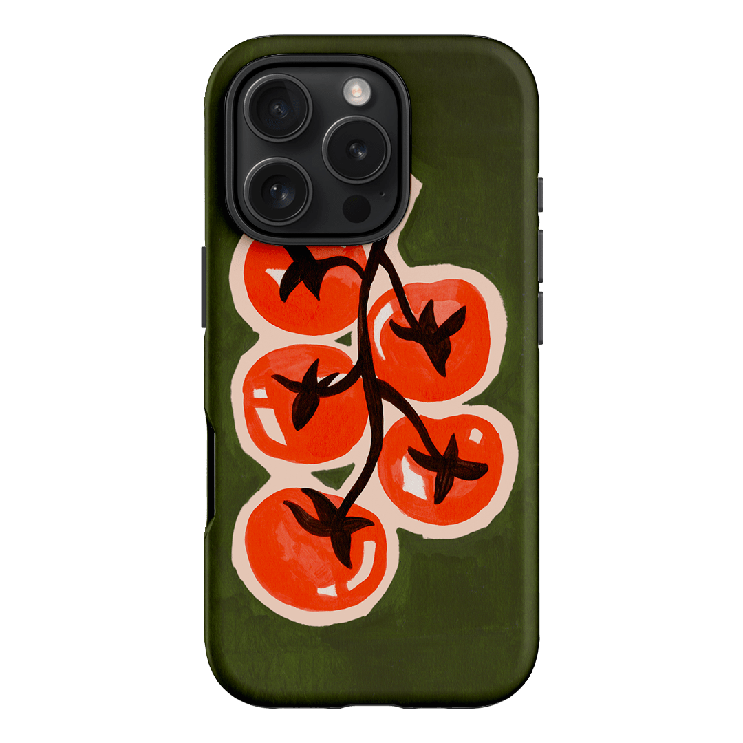 Tomatoes Printed Phone Cases iPhone 16 Pro / Armoured by Studio Bon - The Dairy