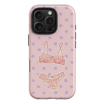 Vintage Gingham Printed Phone Cases iPhone 16 Pro / Armoured by Kayla Carr - The Dairy