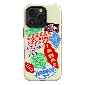 Well Travelled Printed Phone Cases iPhone 16 Pro / Armoured by The Dairy - The Dairy
