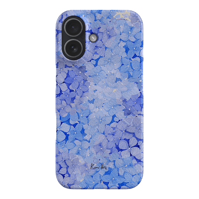 Hydrangea Blue Printed Phone Cases iPhone 17 / Armoured by Kerrie Hess - The Dairy