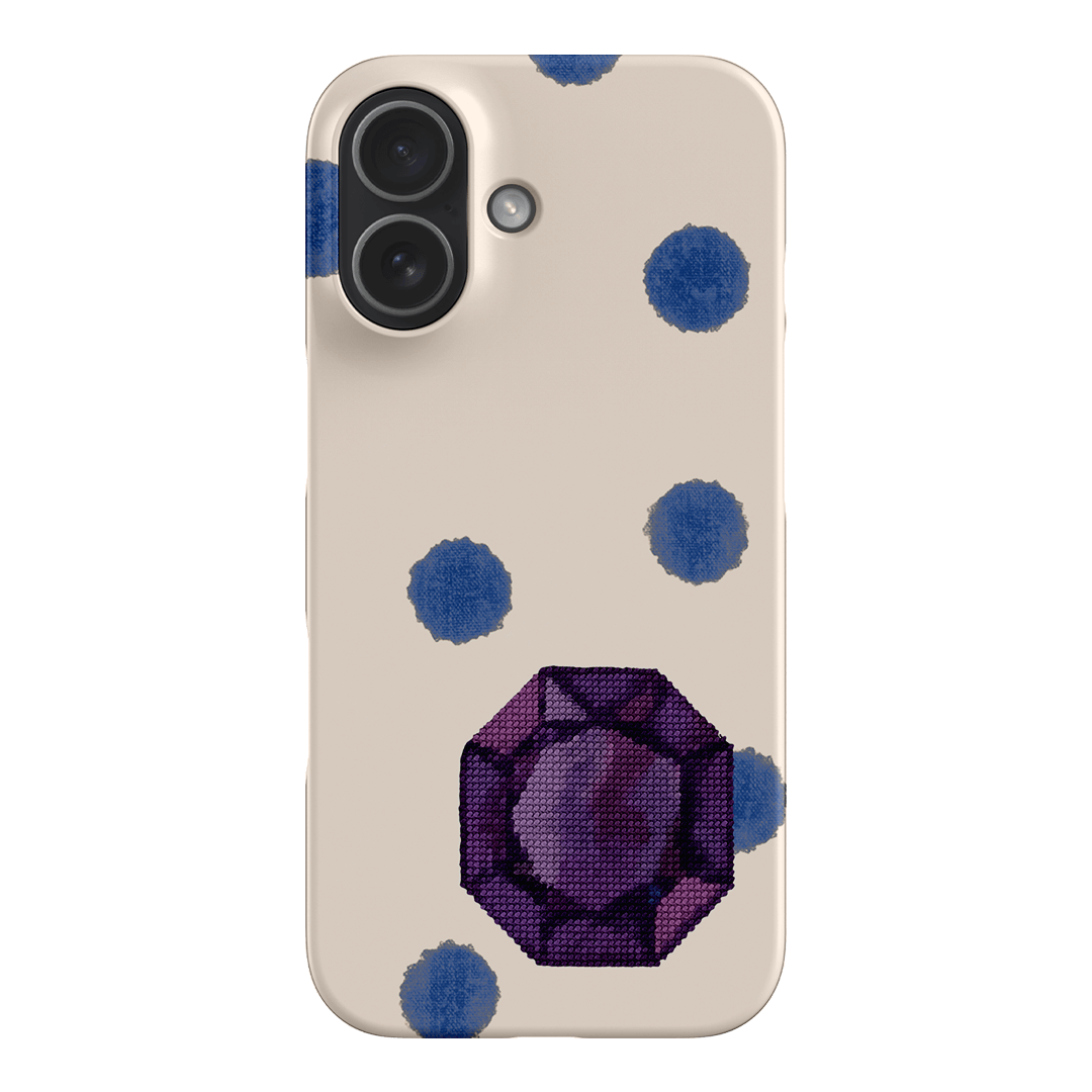 February Amethyst Printed Phone Cases iPhone 17 / Snap by Joiana - The Dairy