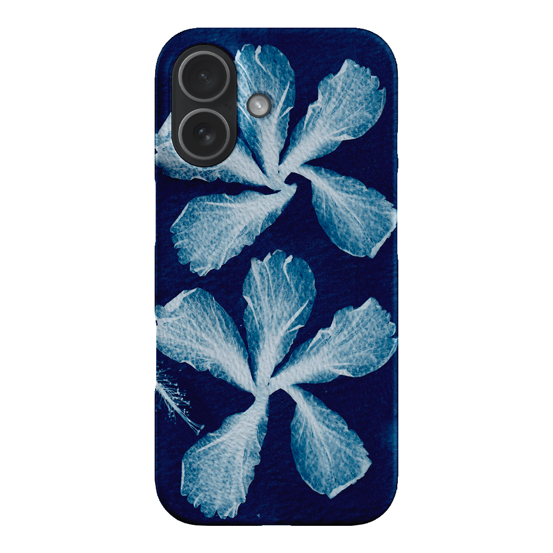 Hibiscus Cyanotype Printed Phone Cases iPhone 17 / Snap by Sally Hungerford - The Dairy