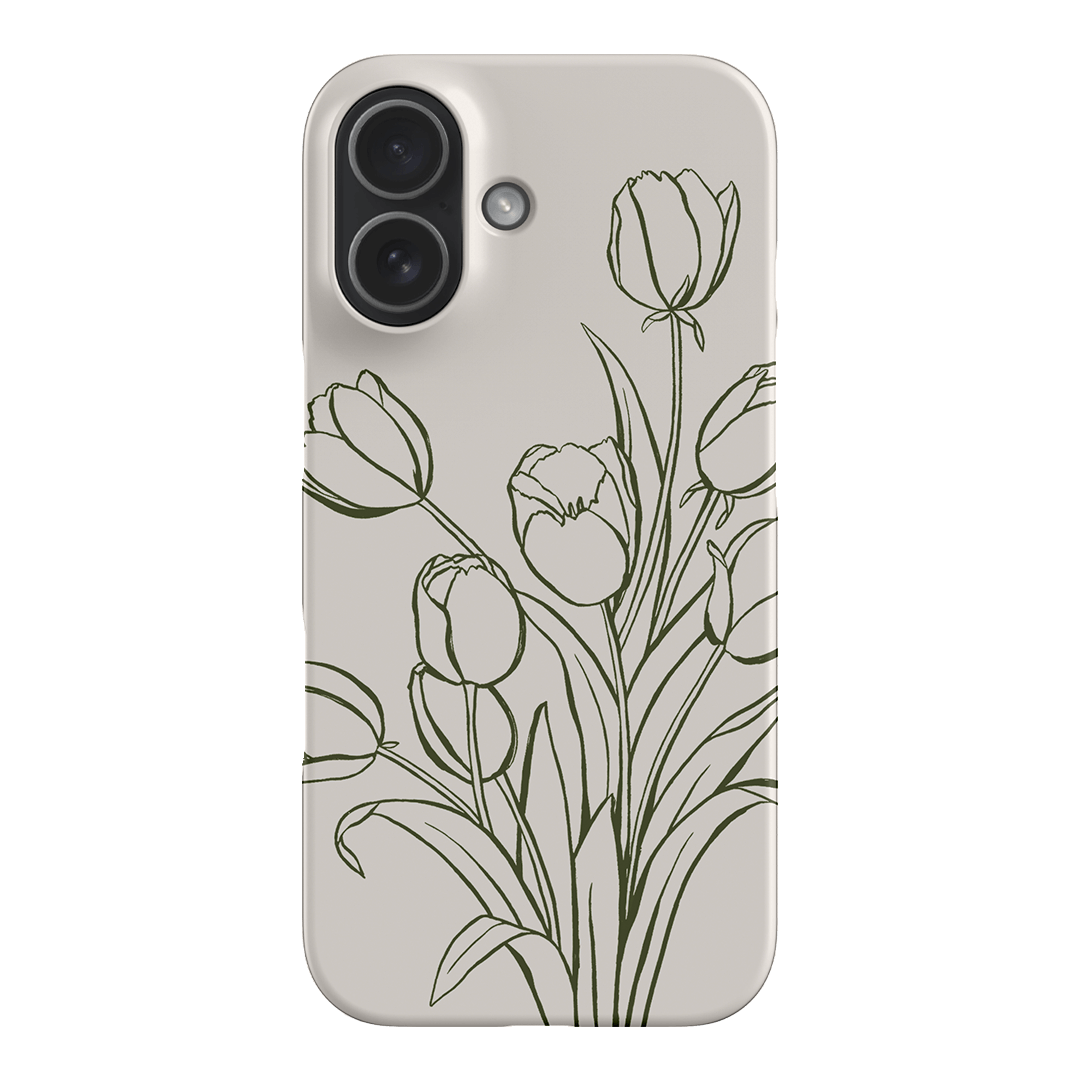 Inked Tulips Printed Phone Cases iPhone 17 / Snap by Typoflora - The Dairy