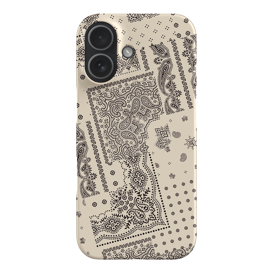 Paisley Ecru Printed Phone Cases iPhone 17 / Snap by The Dairy - The Dairy