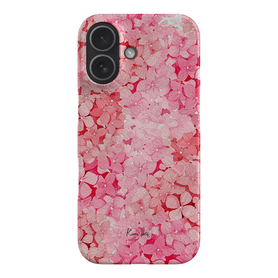Hydrangea Pink Printed Phone Cases iPhone 17 / Armoured by Kerrie Hess - The Dairy